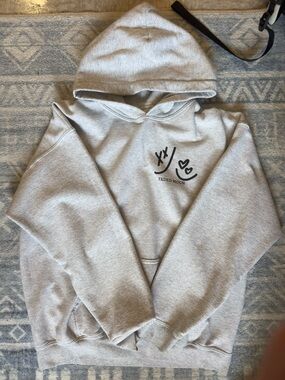 Women's Gray Hoodie Sweatshirt